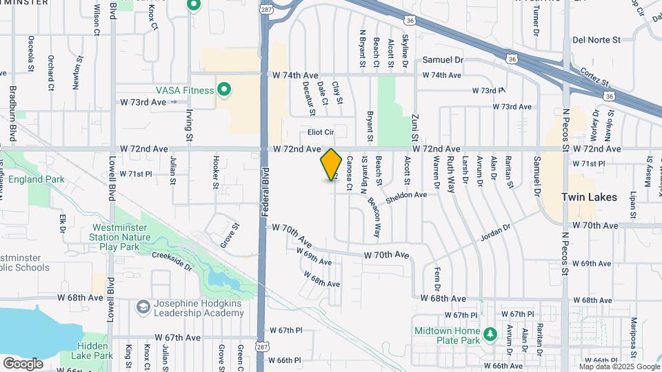 7111 Clay St Map and Location Details