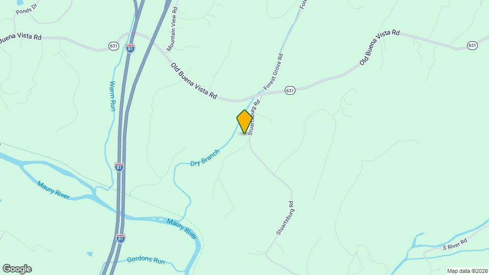 1661 Stuartsburg Rd Map and Location Details