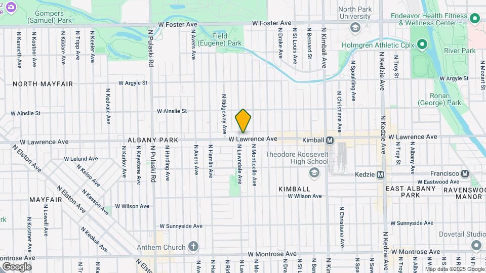 3654 W Lawrence Ave Map and Location Details