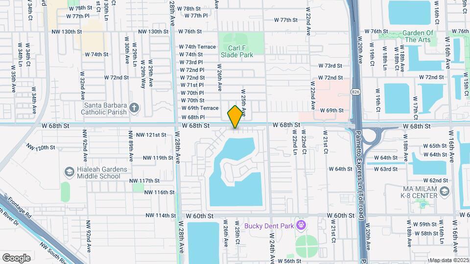 2530 W 67th Pl Map and Location Details