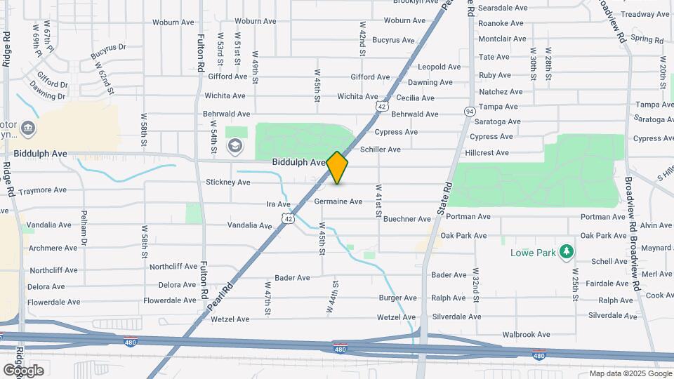 4319 Stickney Ave Map and Location Details