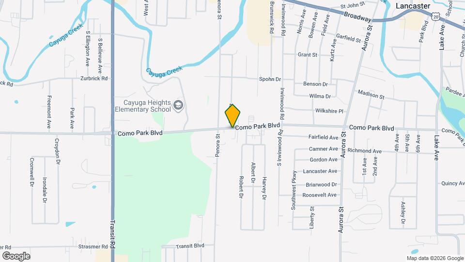 Village of Lancaster Map and Location Details