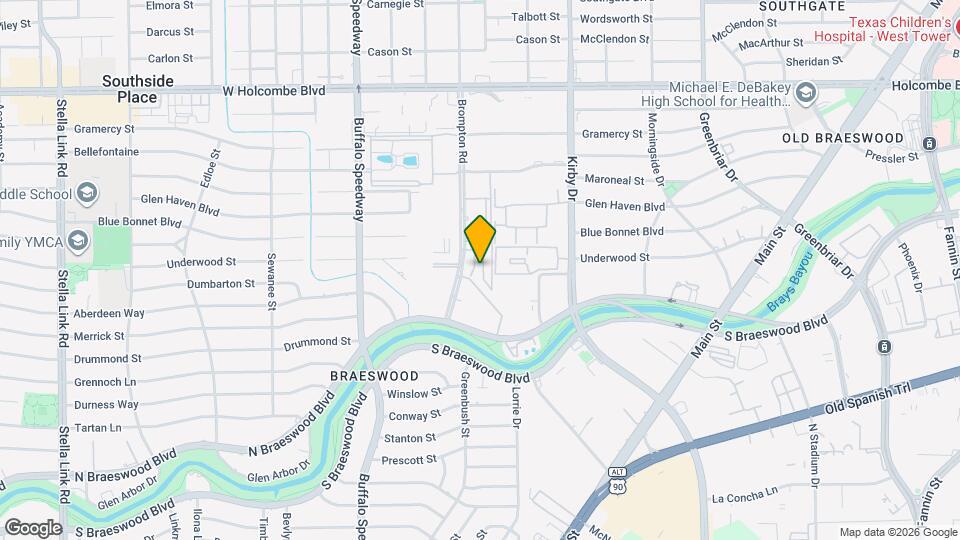 7505 Brompton St Map and Location Details