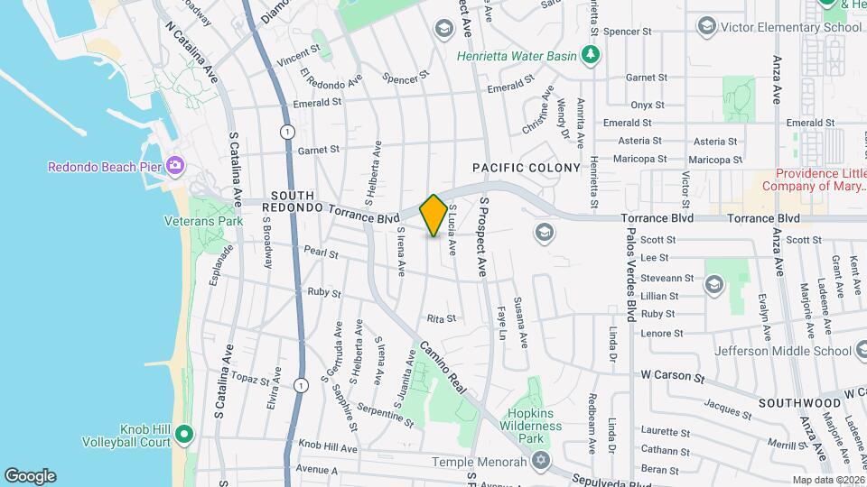 404 S Juanita Ave Mapa y Detalles de la Ubicación