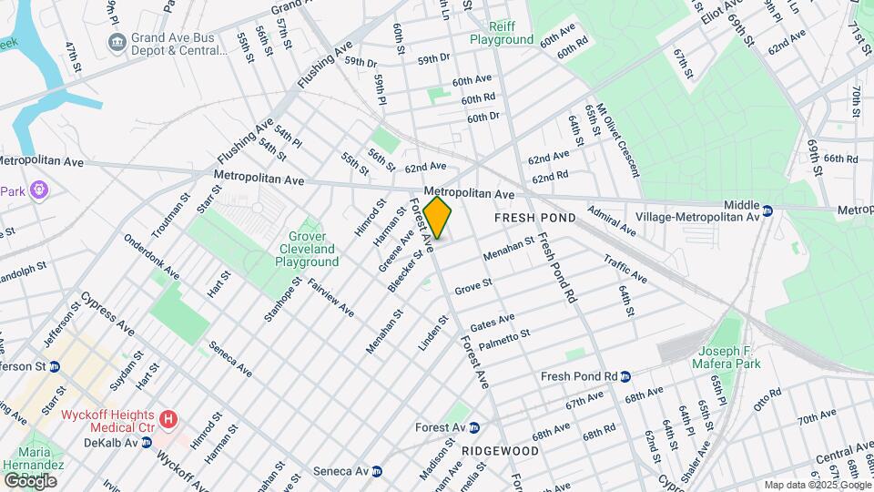 59-13 Bleecker St Mapa y Detalles de la Ubicación