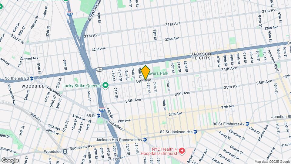 3404 76th St, Unit 3 Map and Location Details