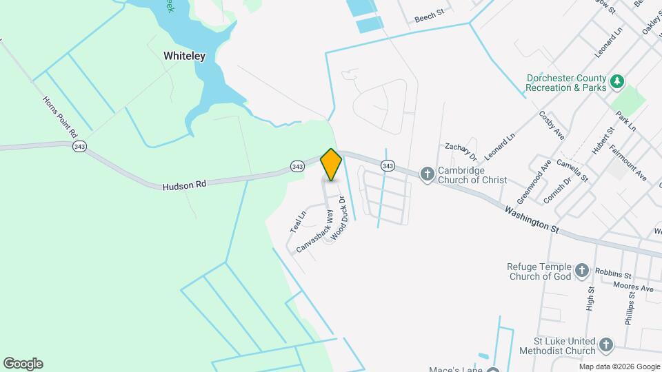 109 Canvasback Way Map and Location Details