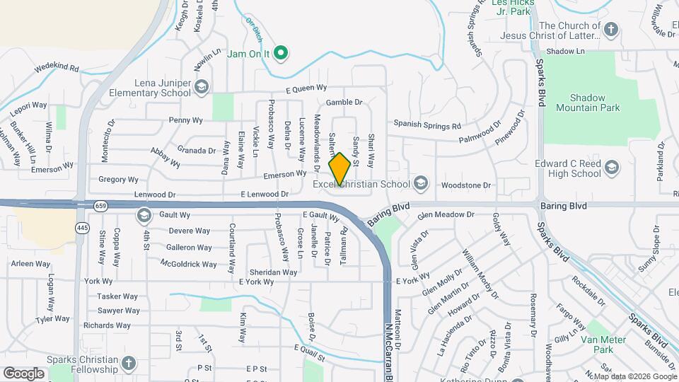 3072 Meadowlands Dr Map and Location Details