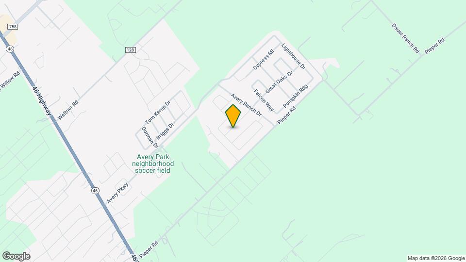 738 Great Oaks Dr Map and Location Details