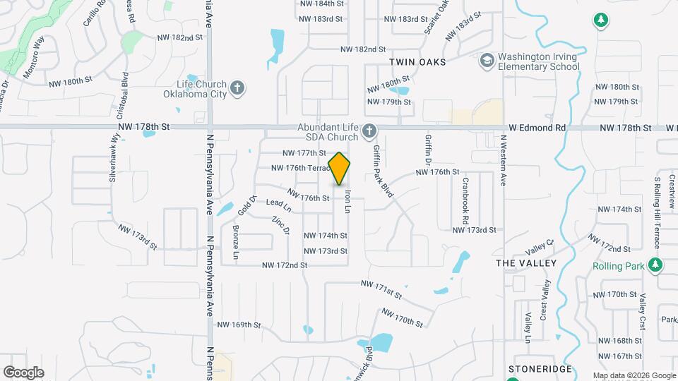 17612 Brass Dr Map and Location Details