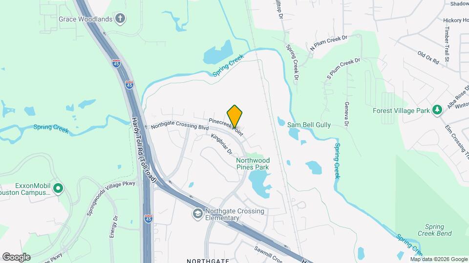 24011 Pinecreek Point Map and Location Details