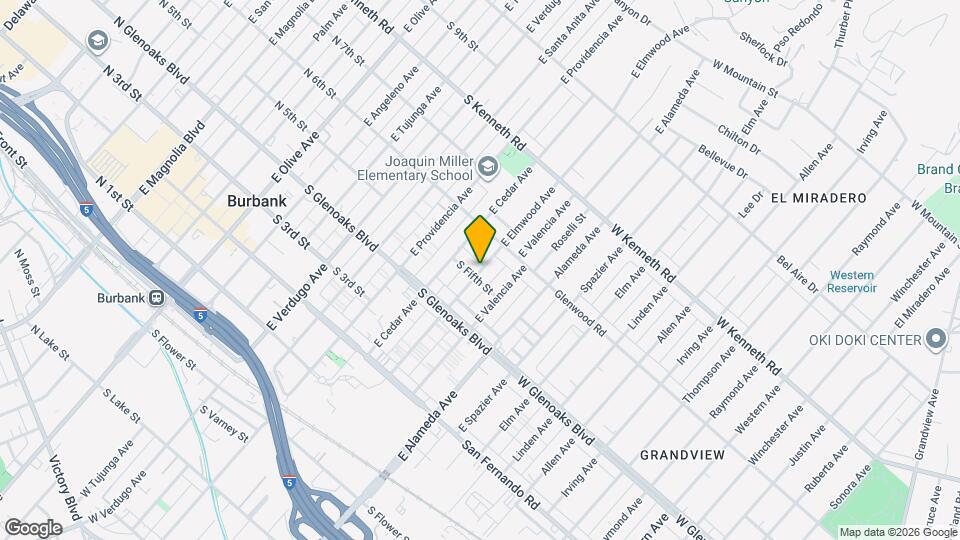 515 E Elmwood Ave Map and Location Details