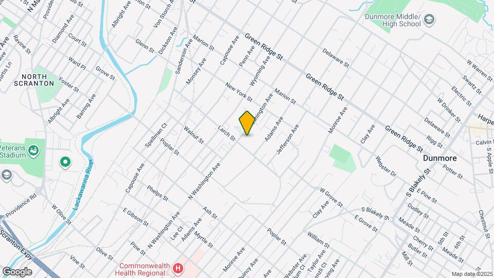 1312 N Washington Ave Map and Location Details