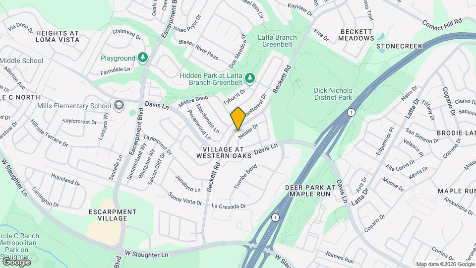 8628 Neider Dr Map and Location Details