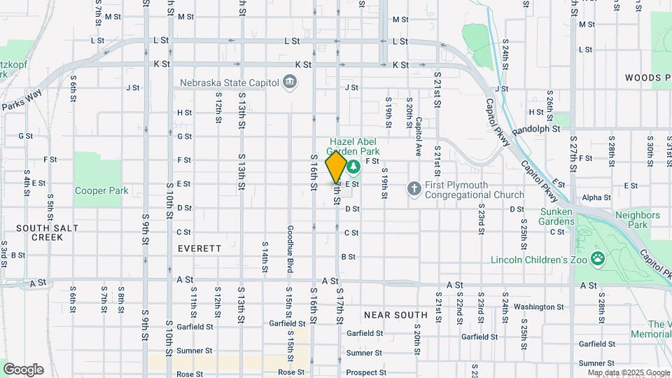 1019 S 17th St Map and Location Details