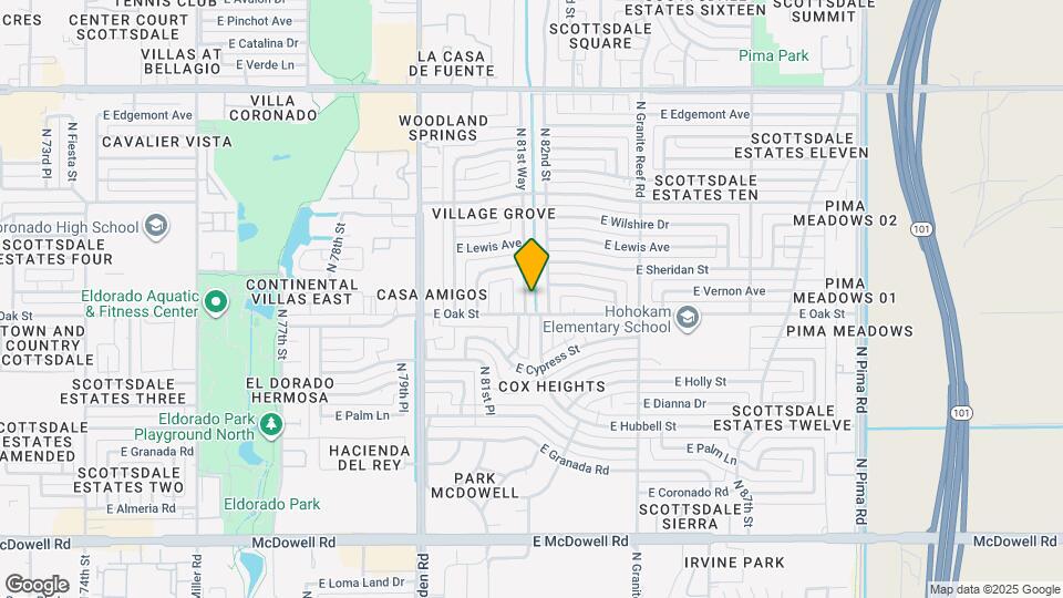 2309 N 81st Way Map and Location Details