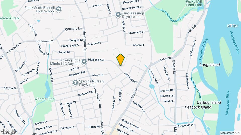 240 Highland Ave Map and Location Details