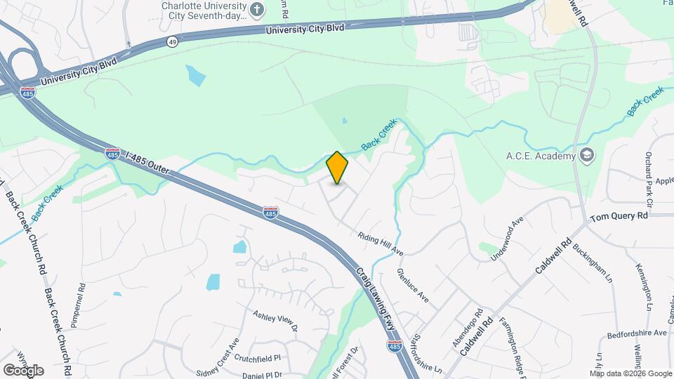 10614 Gallowgate Ln Map and Location Details