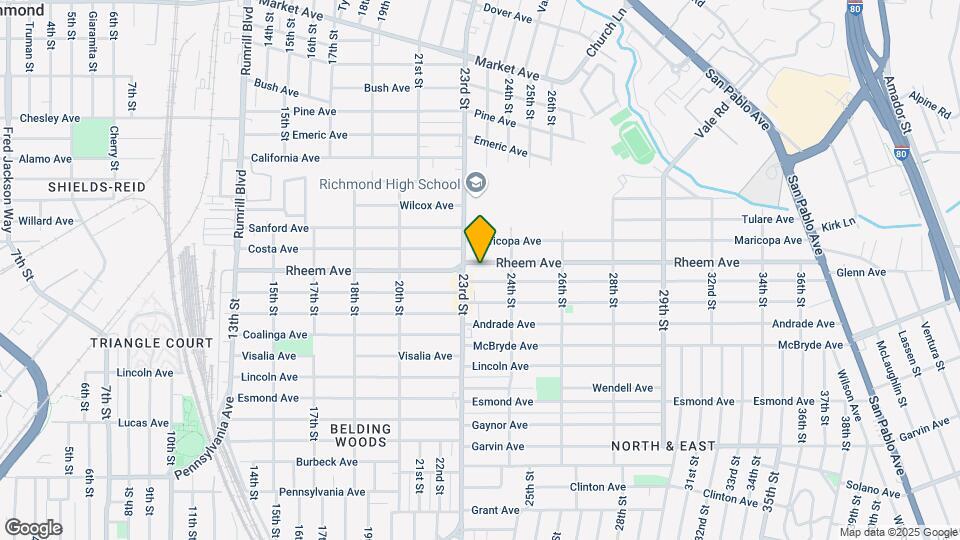 2320 Rheem Ave Mapa y Detalles de la Ubicación