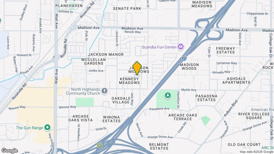 4020 Tricia Way Map and Location Details