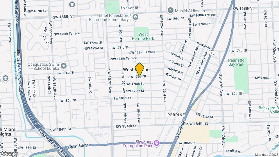 10382 SW 177th St Map and Location Details