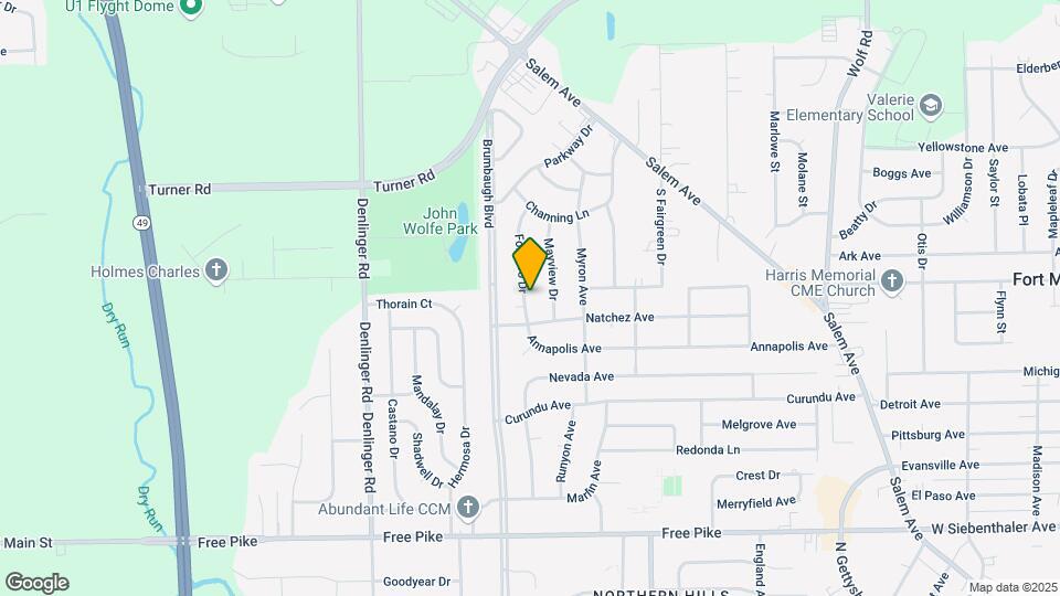 3990 Foxboro Dr Map and Location Details