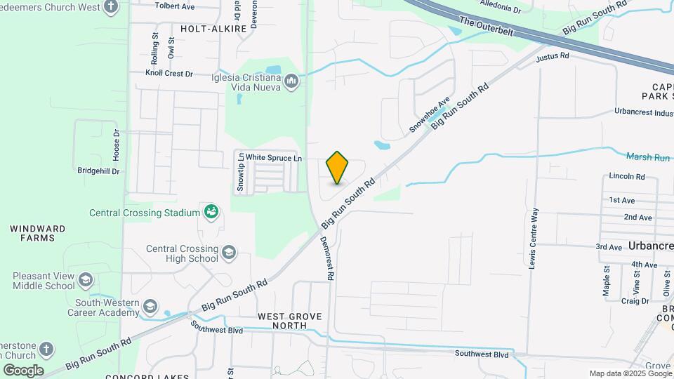 3195 Weeping Spruce Dr Map and Location Details