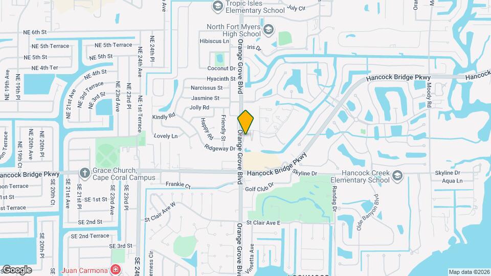 1010 Tropic Terrace Map and Location Details