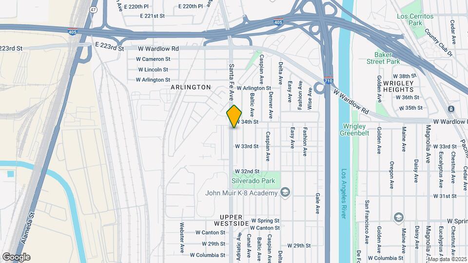 3354 Santa Fe Ave Map and Location Details