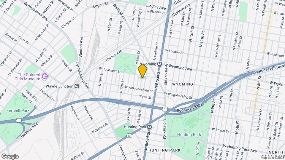 4545 N Hicks St Map and Location Details