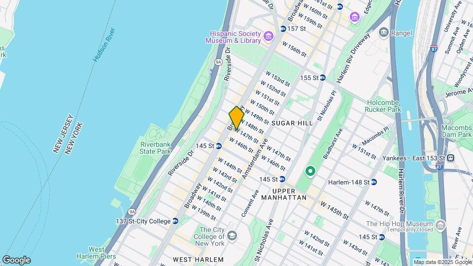 542 W 147th St Map and Location Details