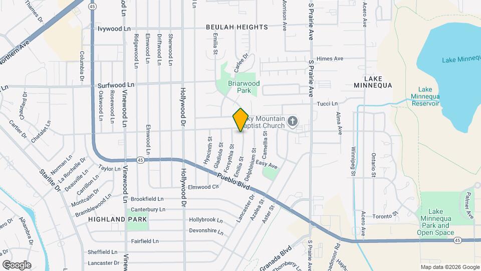 2521 Emilia St Map and Location Details