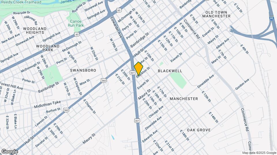 1808 Stockton St Map and Location Details