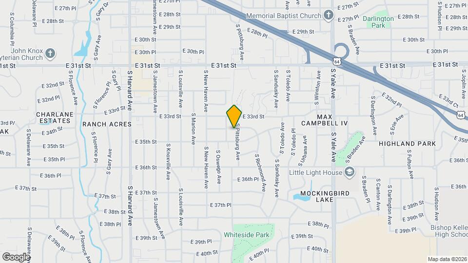 3408 S Pittsburg Ave Mapa y Detalles de la Ubicación