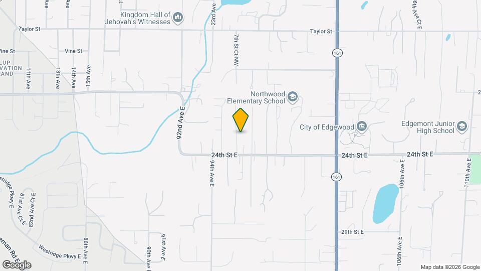 2217 95th Ave Ct E Map and Location Details