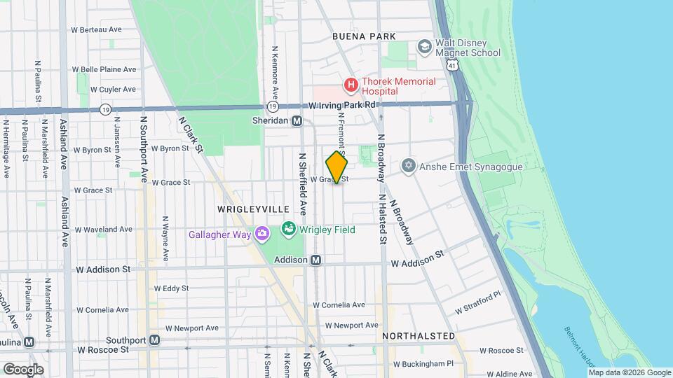 3754 N Fremont St Map and Location Details