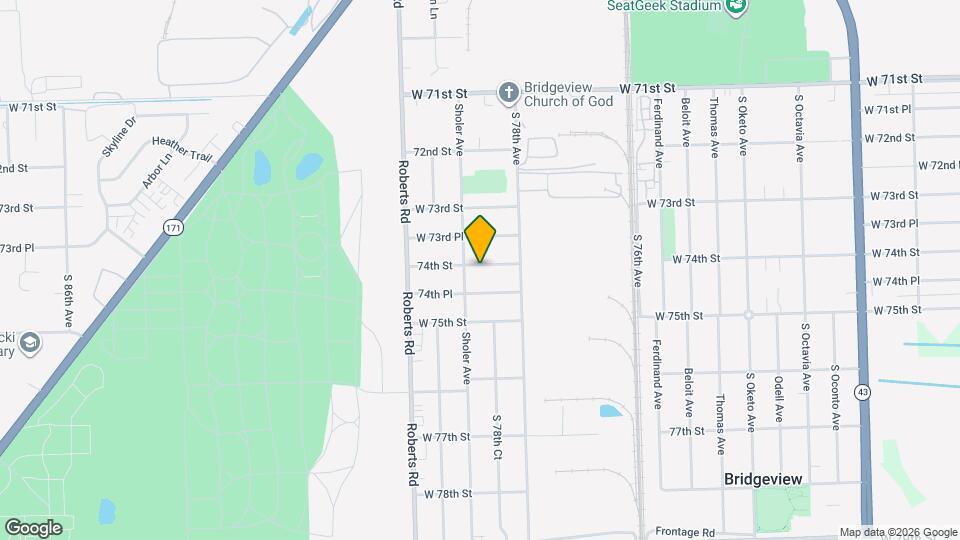 7841 74th St Map and Location Details