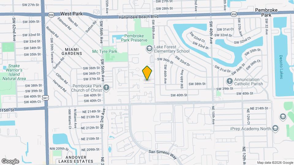 3828 SW 48th Ave Map and Location Details