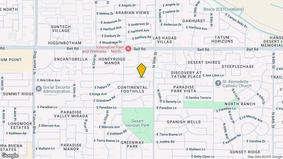 5508 E Kings Ave Mapa y Detalles de la Ubicación