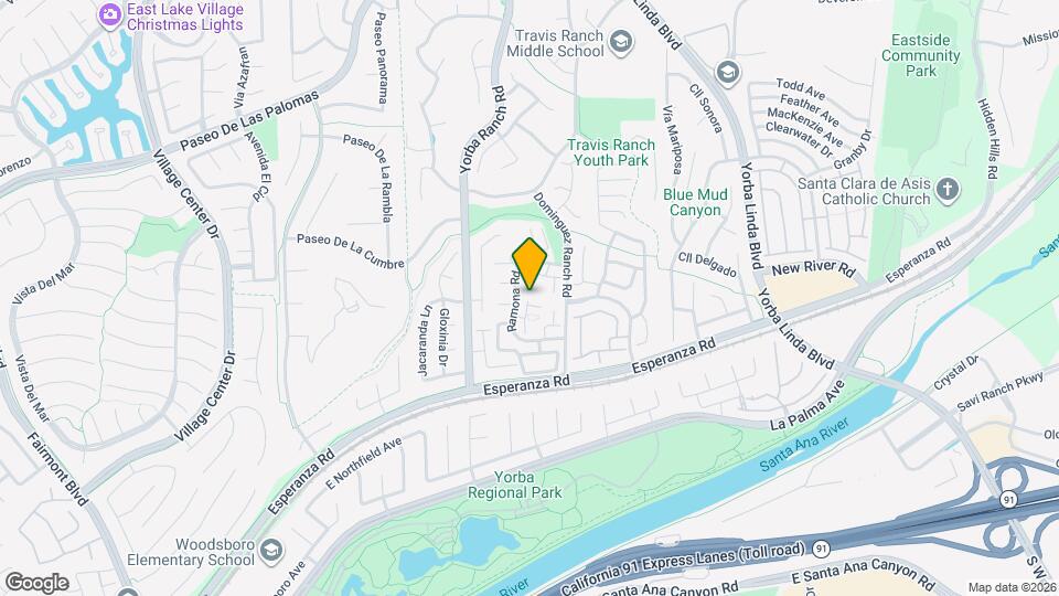 21107 Vía Santiago Mapa y Detalles de la Ubicación