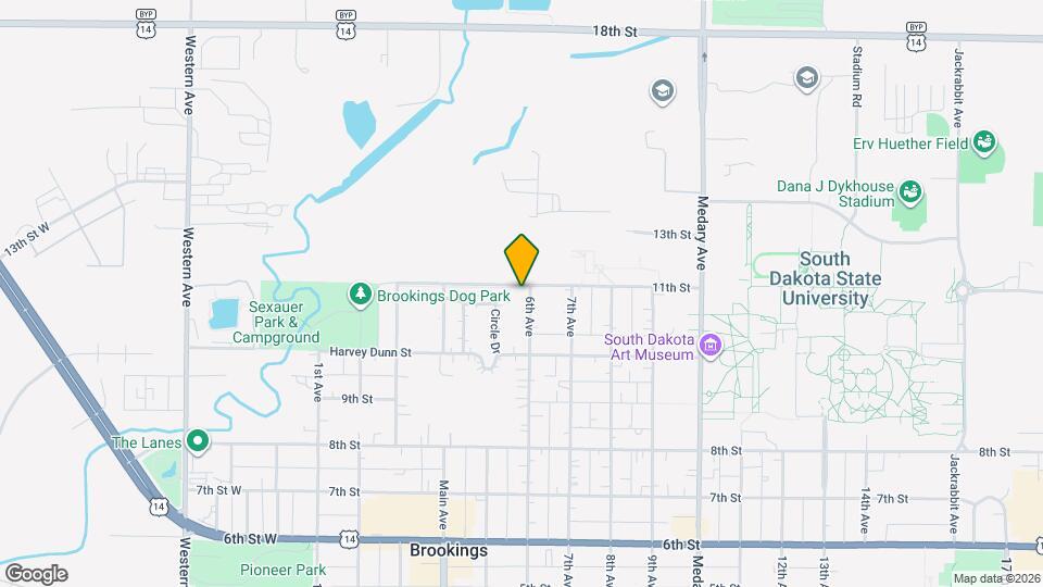 1043 6th Ave Map and Location Details