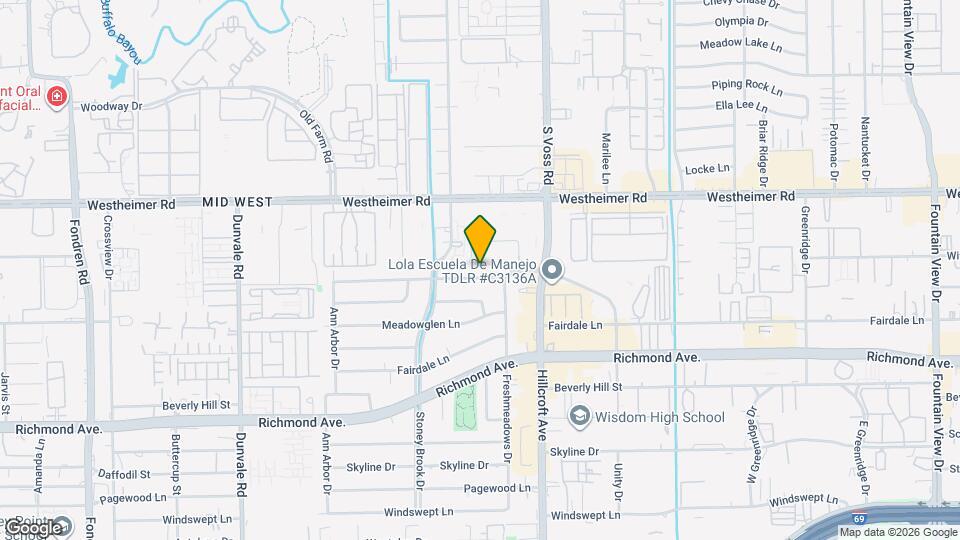 7618 Highmeadow Dr Map and Location Details