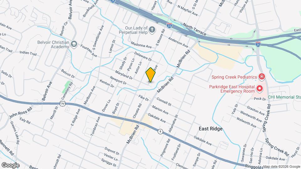 724 S Lovell Ave Map and Location Details