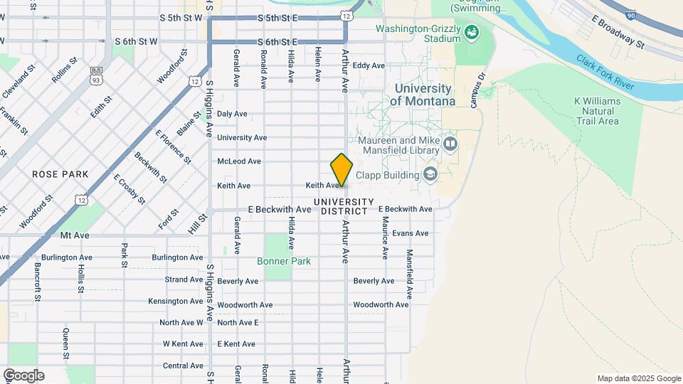 535 Keith Ave Map and Location Details