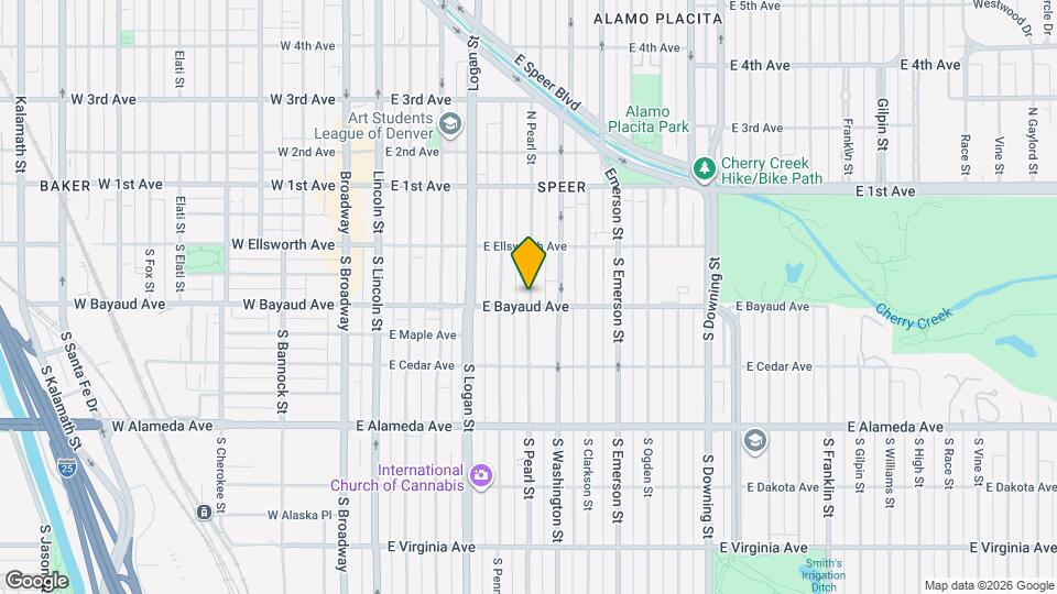 91 S Pearl St Map and Location Details