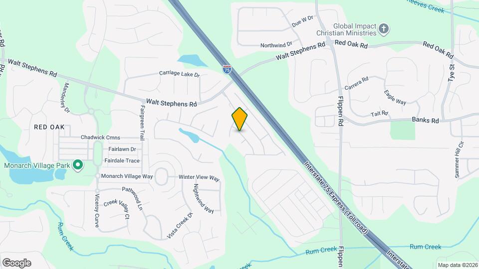 1008 Borrington Ln, Unit AUCLZR Map and Location Details