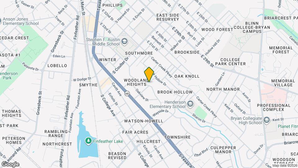 1529 Woodland Dr Map and Location Details