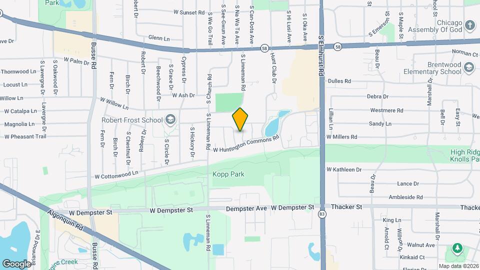 1310 S Sir Galahad Ln, Unit 2A Map and Location Details