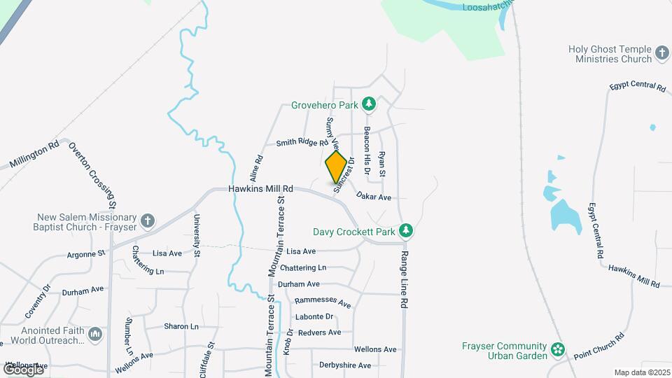 4347 Suncrest Dr Map and Location Details
