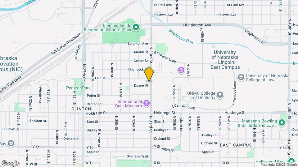 1809 N 33rd St Map and Location Details